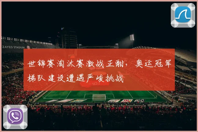 世锦赛淘汰赛激战正酣,奥运冠军梯队建设遭遇严峻挑战